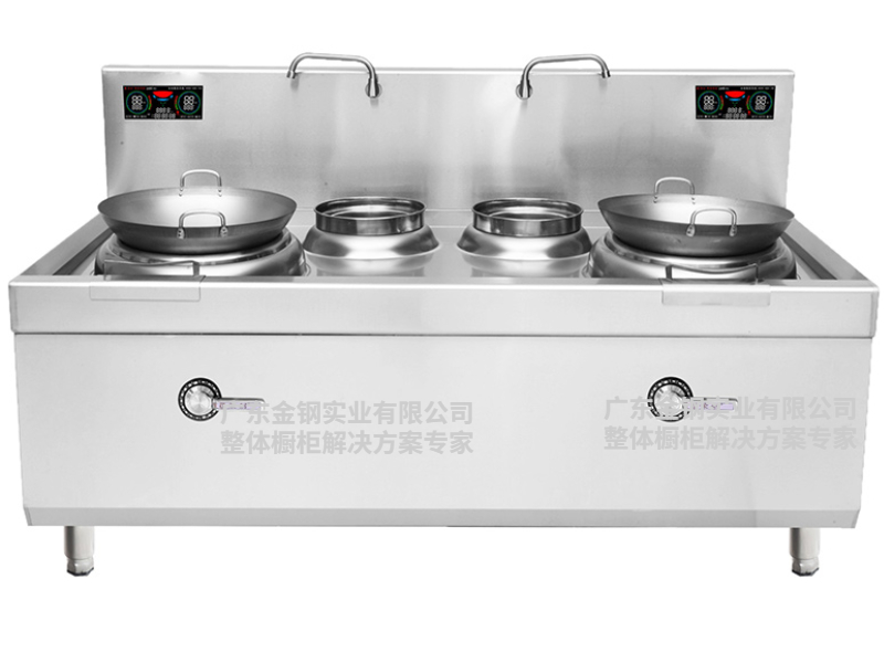 電磁雙頭大炒爐JG1